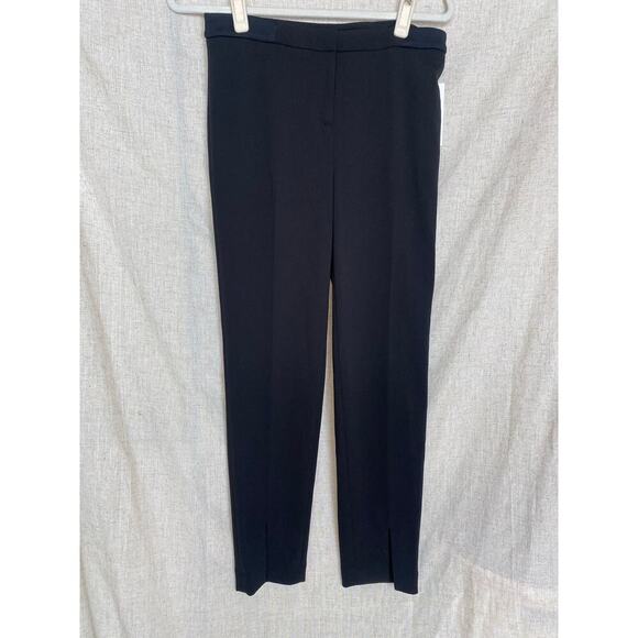 Calvin Klein Black Modern Essentials Trousers Pants Size 4 NWT - Picture 1 of 12